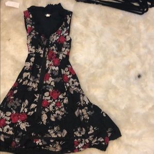 Hot topic goth rose dress
